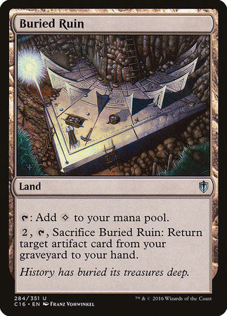 Buried Ruin [Commander 2016] | Exor Games Truro