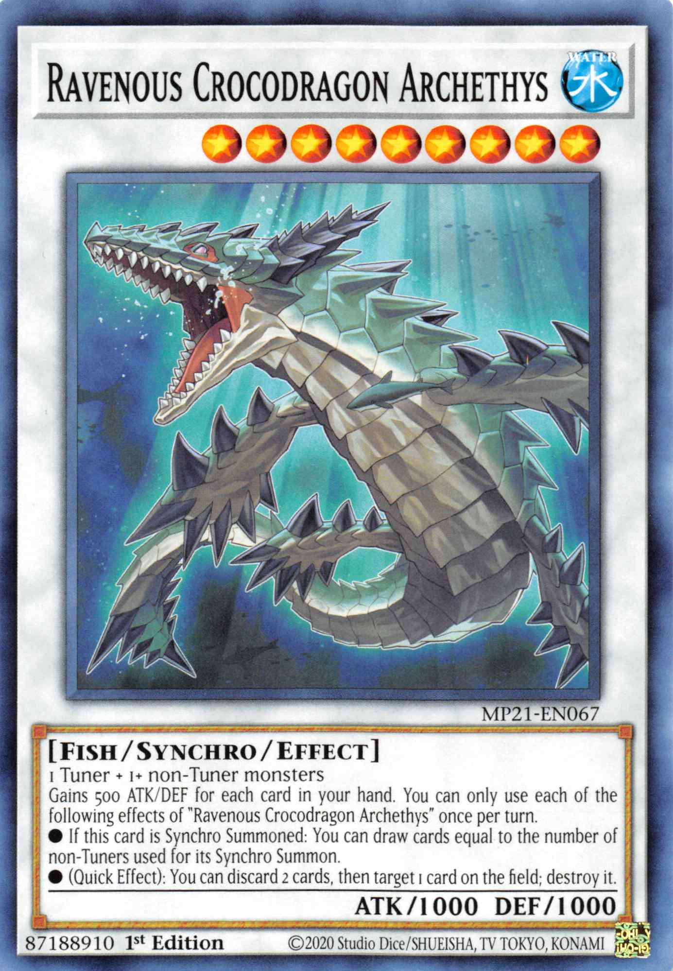 Ravenous Crocodragon Archethys [MP21-EN067] Common | Exor Games Truro