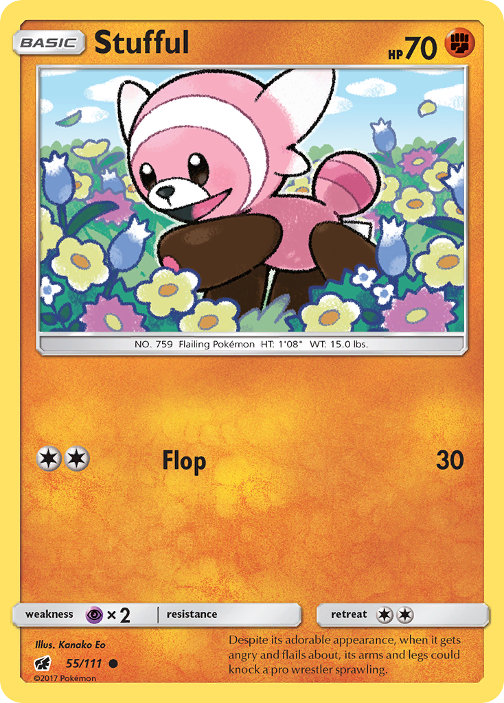 Stufful (55/111) [Sun & Moon: Crimson Invasion] | Exor Games Truro