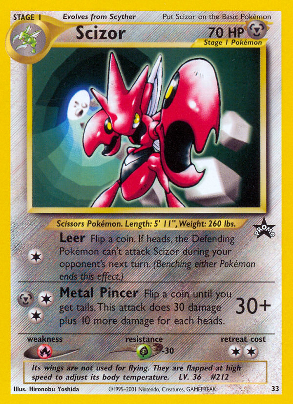 Scizor (33) [Wizards of the Coast: Black Star Promos] | Exor Games Truro