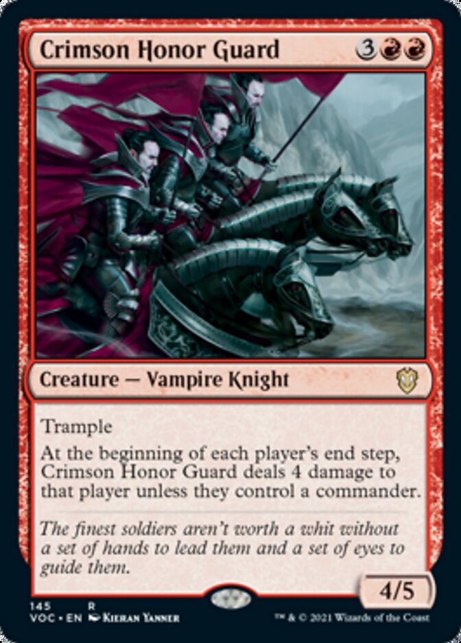 Crimson Honor Guard [Innistrad: Crimson Vow Commander] | Exor Games Truro