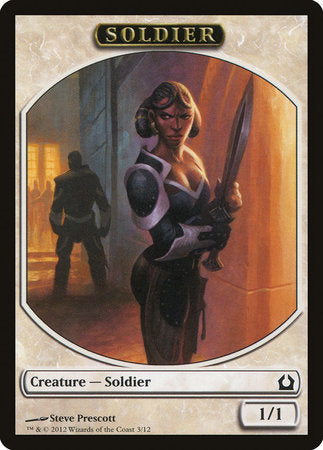 Soldier Token [Return to Ravnica Tokens] | Exor Games Truro