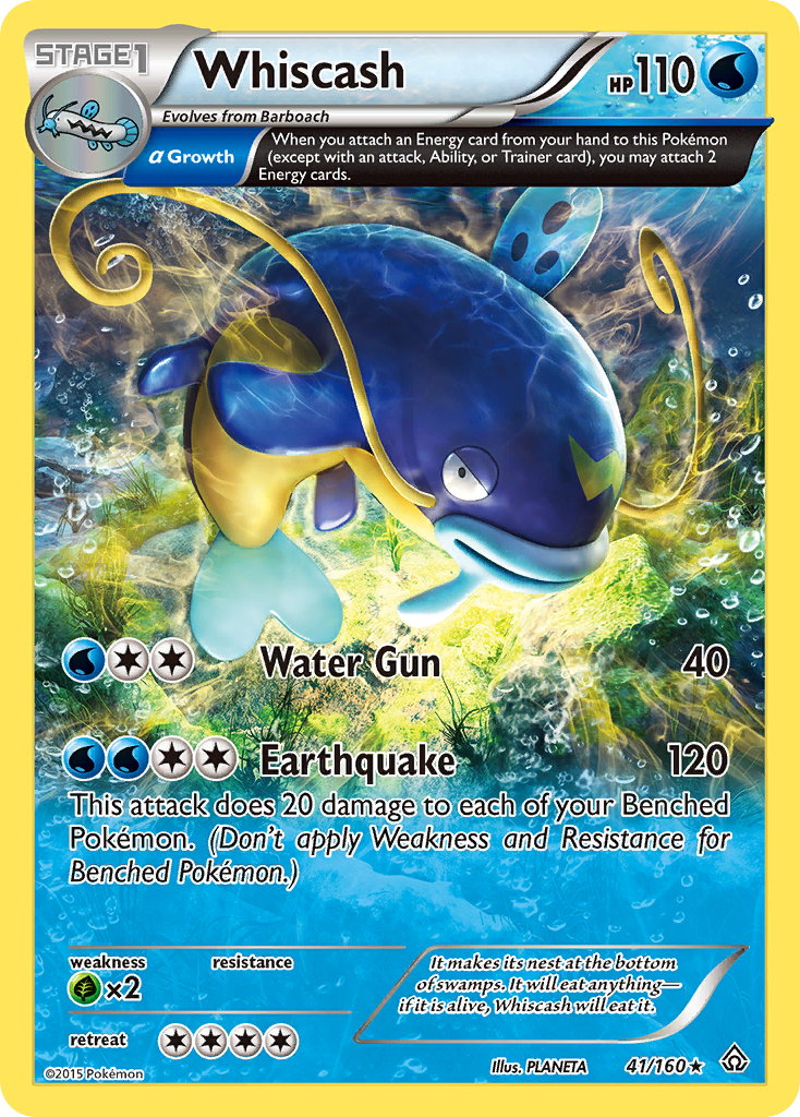 Whiscash (41/160) [XY: Primal Clash] | Exor Games Truro