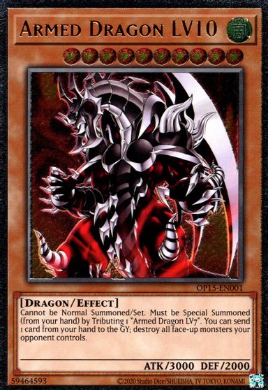 Armed Dragon LV10 [OP15-EN001] Ultimate Rare | Exor Games Truro