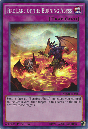 Fire Lake of the Burning Abyss [NECH-EN086] Super Rare | Exor Games Truro