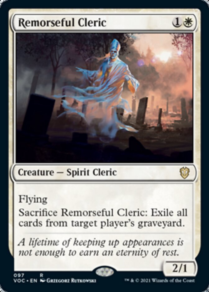 Remorseful Cleric [Innistrad: Crimson Vow Commander] | Exor Games Truro