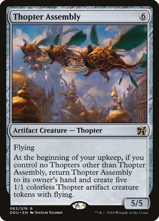 Thopter Assembly [Duel Decks: Elves vs. Inventors] | Exor Games Truro