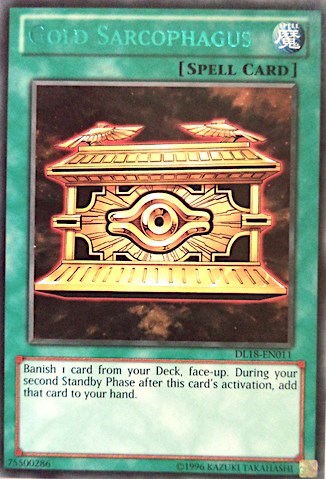 Gold Sarcophagus (Green) [DL18-EN011] Rare | Exor Games Truro