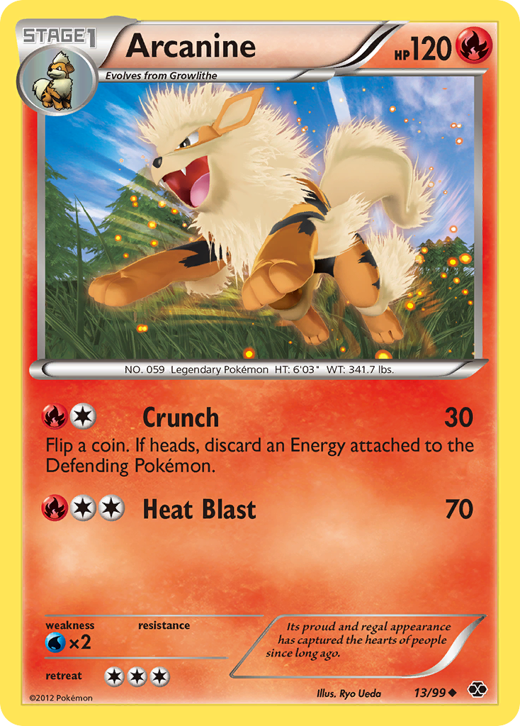 Arcanine (13/99) [Black & White: Next Destinies] | Exor Games Truro