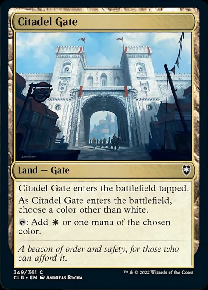 Citadel Gate [Commander Legends: Battle for Baldur's Gate] | Exor Games Truro