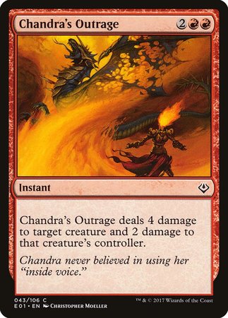 Chandra's Outrage [Archenemy: Nicol Bolas] | Exor Games Truro