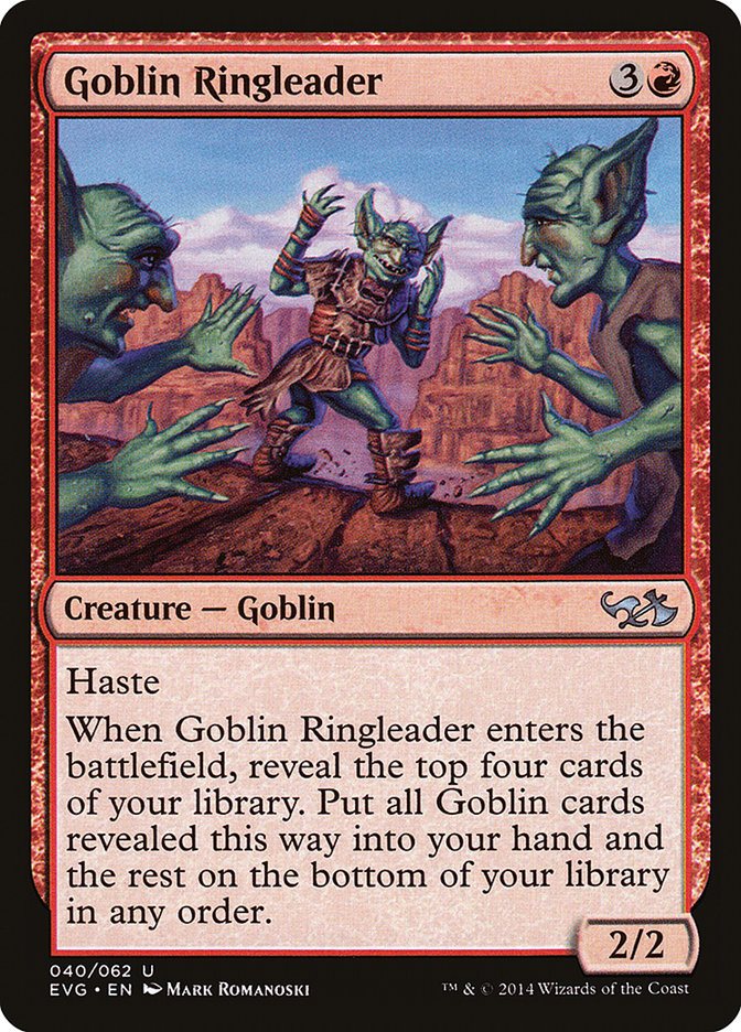 Goblin Ringleader (Elves vs. Goblins) [Duel Decks Anthology] | Exor Games Truro