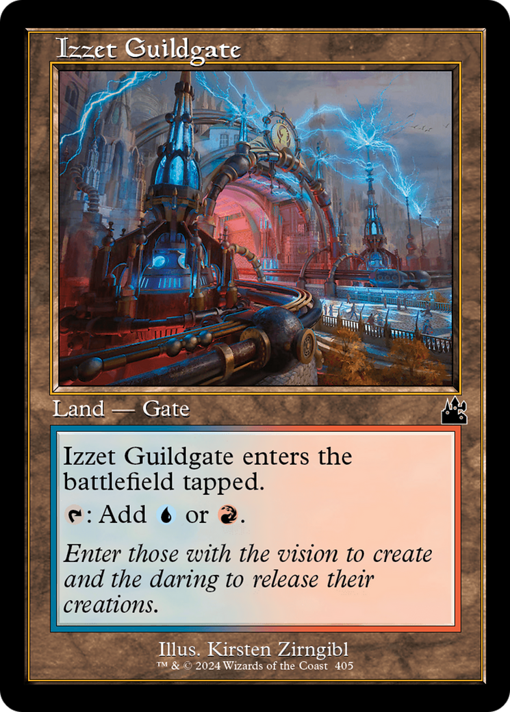 Izzet Guildgate (Retro Frame) [Ravnica Remastered] | Exor Games Truro