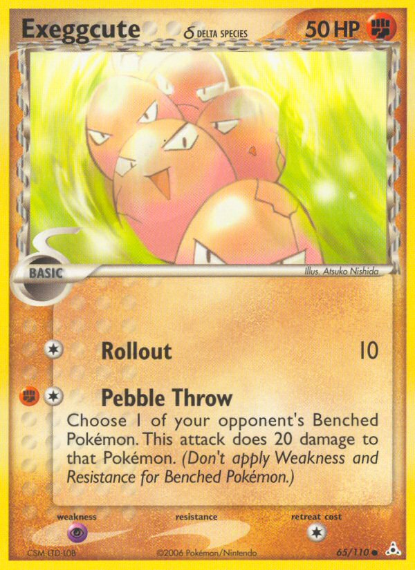 Exeggcute (65/110) (Delta Species) [EX: Holon Phantoms] | Exor Games Truro