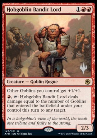 Hobgoblin Bandit Lord (Promo Pack) [Dungeons & Dragons: Adventures in the Forgotten Realms Promos] | Exor Games Truro