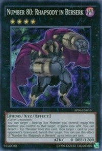 Number 80: Rhapsody in Berserk [AP06-EN010] Super Rare | Exor Games Truro