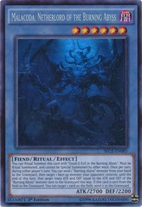 Malacoda, Netherlord of the Burning Abyss [SECE-EN085] Ghost Rare | Exor Games Truro