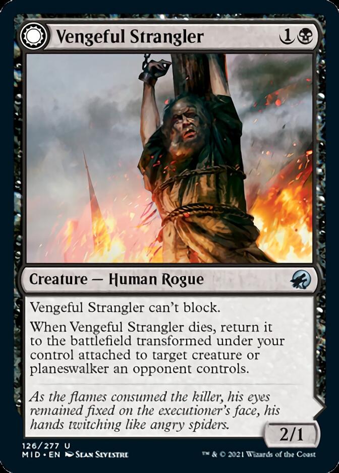 Vengeful Strangler // Strangling Grasp [Innistrad: Midnight Hunt] | Exor Games Truro