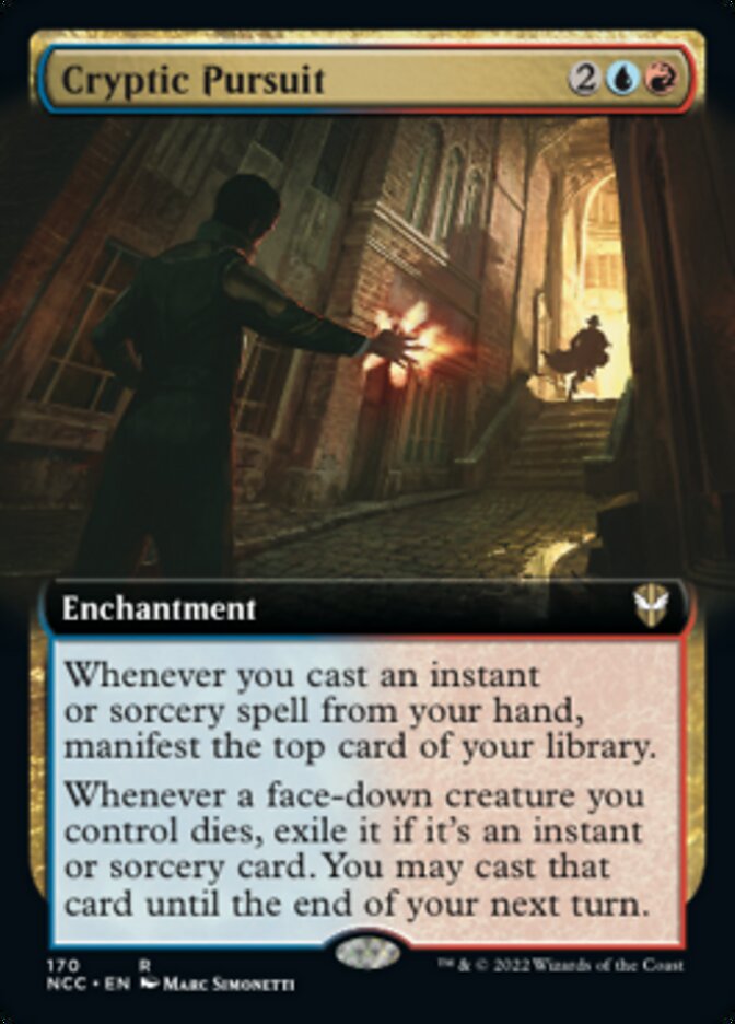 Cryptic Pursuit (Extended Art) [Streets of New Capenna Commander] | Exor Games Truro