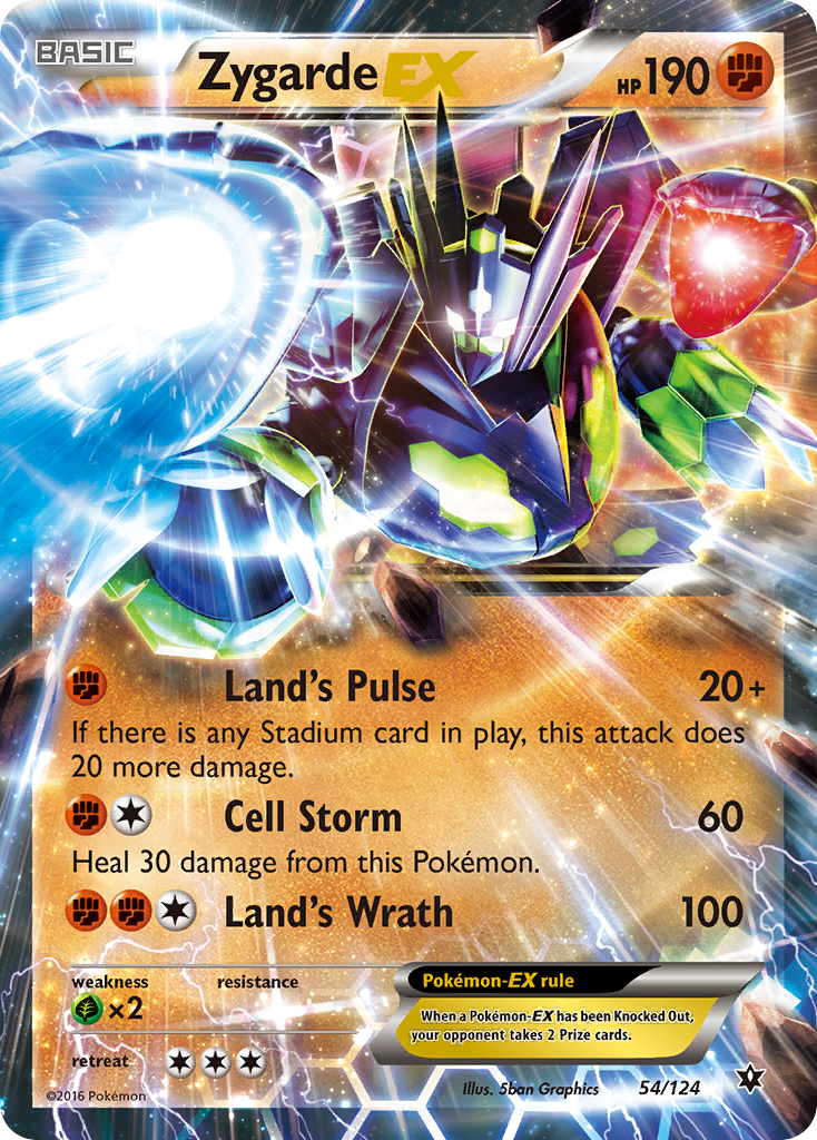 Zygarde EX (54/124) [XY: Fates Collide] | Exor Games Truro