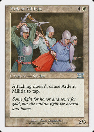 Ardent Militia [Classic Sixth Edition] | Exor Games Truro