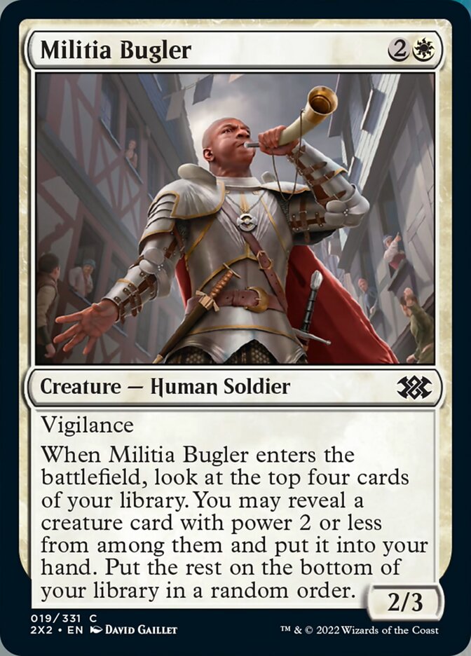 Militia Bugler [Double Masters 2022] | Exor Games Truro