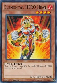 Elemental HERO Heat [SDHS-EN005] Common | Exor Games Truro