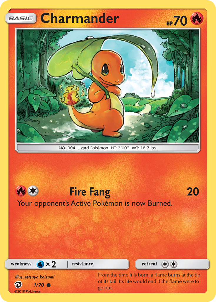 Charmander (1/70) [Sun & Moon: Dragon Majesty] | Exor Games Truro