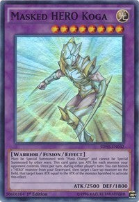 Masked HERO Koga [SDHS-EN042] Super Rare | Exor Games Truro