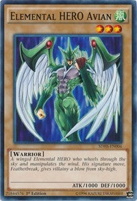 Elemental HERO Avian [SDHS-EN006] Common | Exor Games Truro