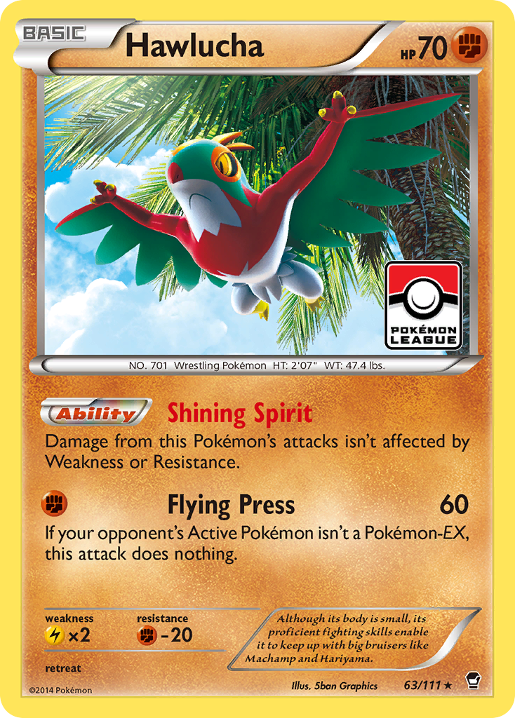 Hawlucha (63/111) [XY: Furious Fists] | Exor Games Truro