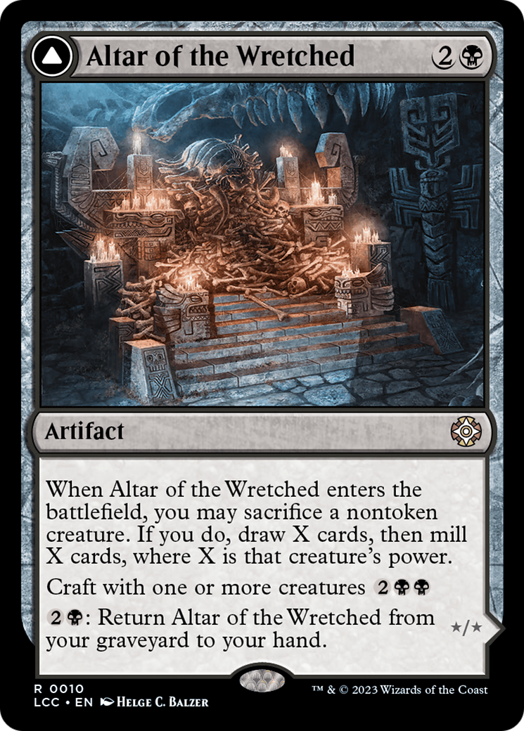 Altar of the Wretched // Wretched Bonemass [The Lost Caverns of Ixalan Commander] | Exor Games Truro