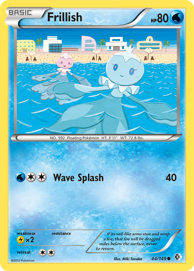 Frillish (44/149) [Black & White: Boundaries Crossed] | Exor Games Truro