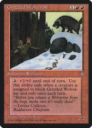 Grizzled Wolverine [Ice Age] | Exor Games Truro