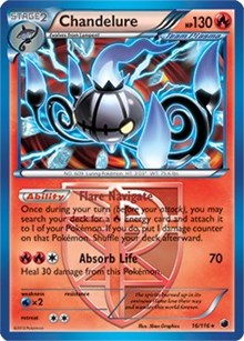 Chandelure (16/116) (Theme Deck Exclusive) [Black & White: Plasma Freeze] | Exor Games Truro