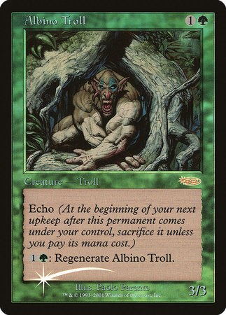 Albino Troll [Friday Night Magic 2002] | Exor Games Truro