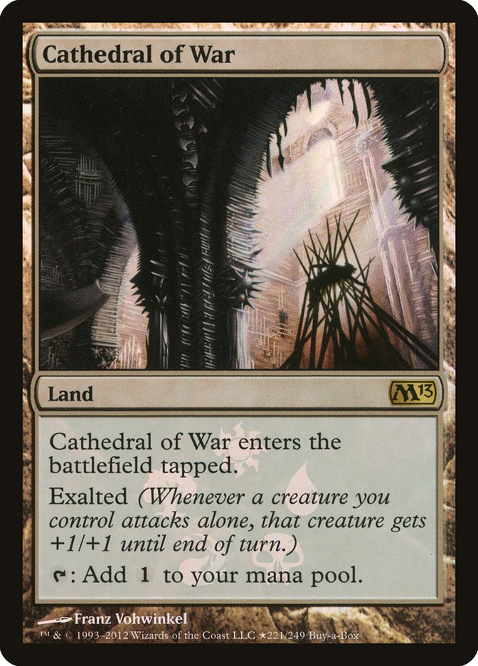 Cathedral of War (Buy-A-Box) [Magic 2013 Promos] | Exor Games Truro