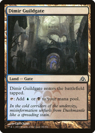 Dimir Guildgate [Dragon's Maze] | Exor Games Truro