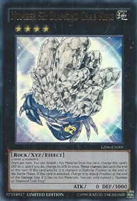 Number 52: Diamond Crab King [YZ06-EN001] Ultra Rare | Exor Games Truro