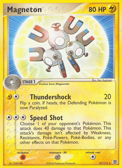 Magneton (27/112) [EX: FireRed & LeafGreen] | Exor Games Truro