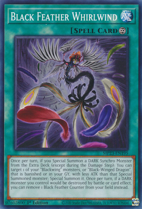 Black Feather Whirlwind [MP23-EN195] Common | Exor Games Truro