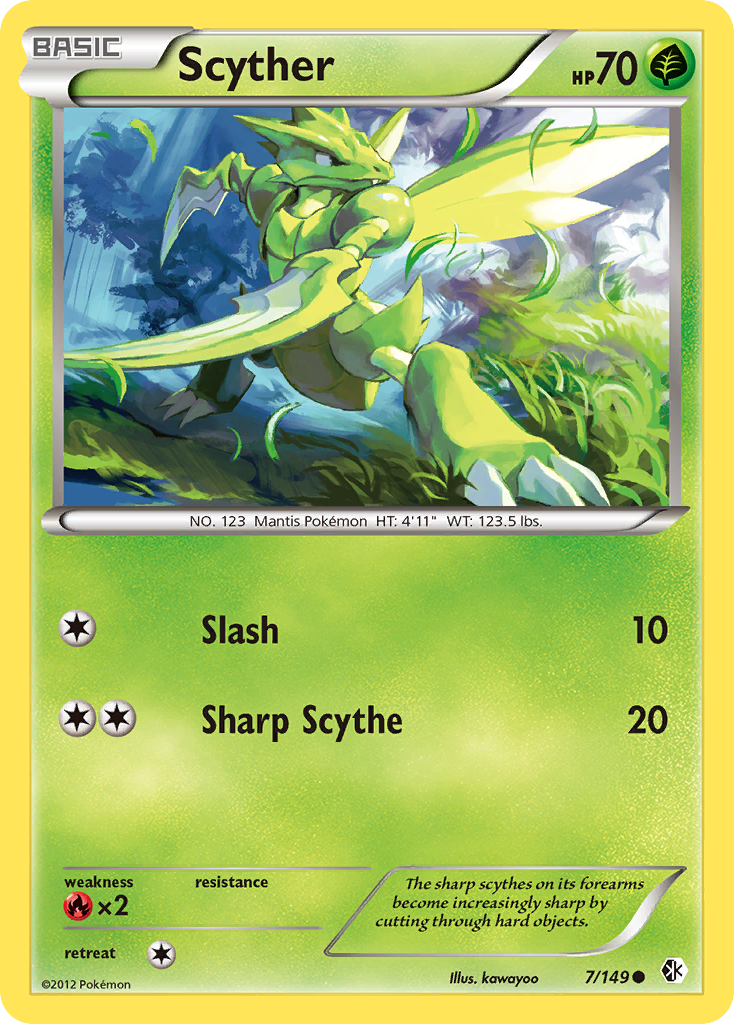 Scyther (7/149) [Black & White: Boundaries Crossed] | Exor Games Truro