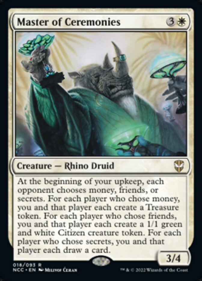 Master of Ceremonies [Streets of New Capenna Commander] | Exor Games Truro