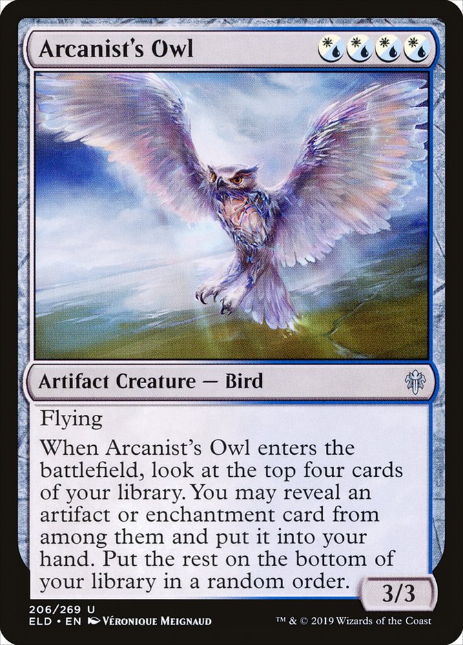 Arcanist's Owl [Throne of Eldraine] | Exor Games Truro