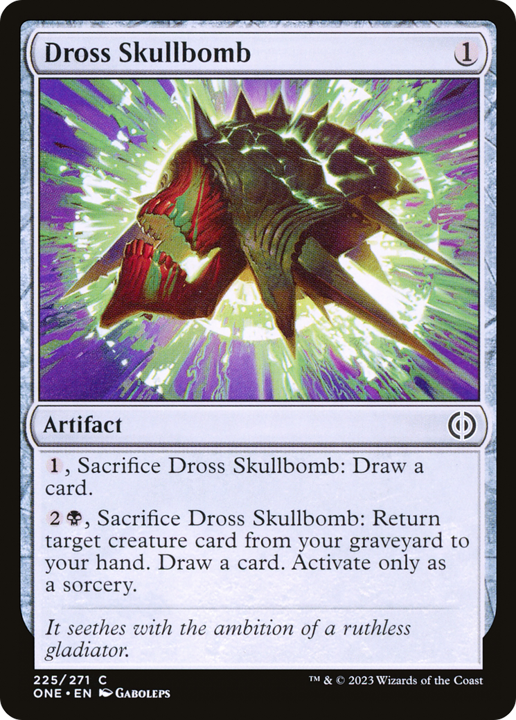 Dross Skullbomb [Phyrexia: All Will Be One] | Exor Games Truro