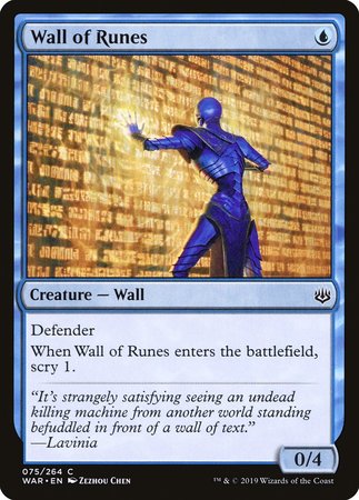 Wall of Runes [War of the Spark] | Exor Games Truro