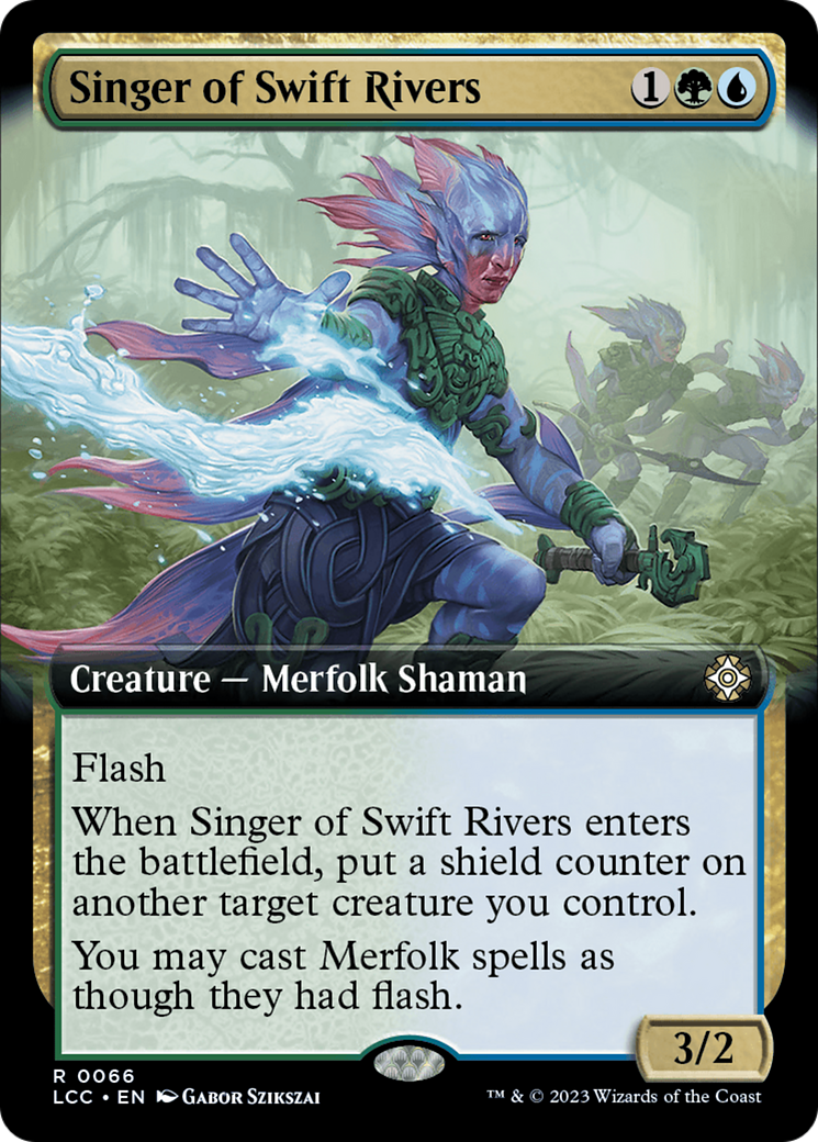 Singer of Swift Rivers (Extended Art) [The Lost Caverns of Ixalan Commander] | Exor Games Truro