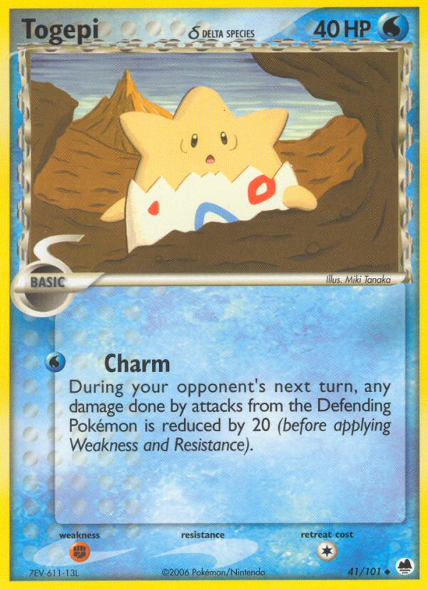 Togepi (41/101) (Delta Species) [EX: Dragon Frontiers] | Exor Games Truro