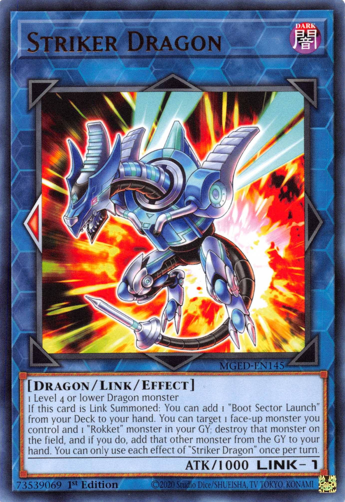 Striker Dragon [MGED-EN145] Rare | Exor Games Truro