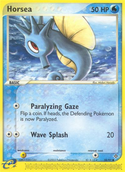 Horsea (58/97) [EX: Dragon] | Exor Games Truro